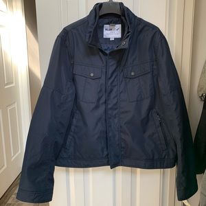 William Rast Navy Micro Tech Bomber Jacket NWT XL